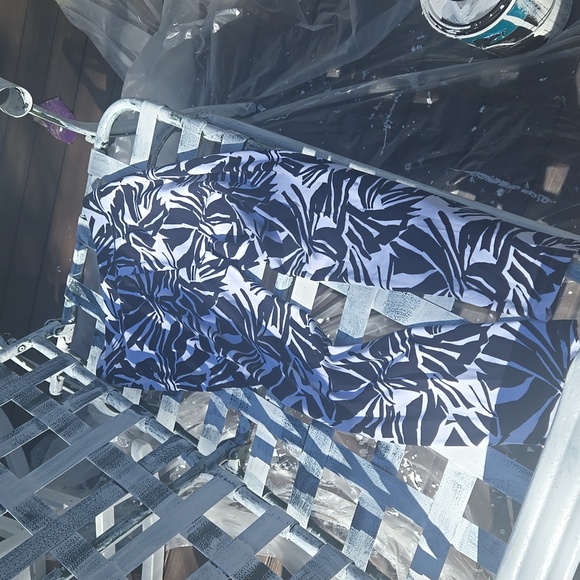 Additions by Chico's Teal "Mimosa Impact" Pantset - Picture 7 of 8